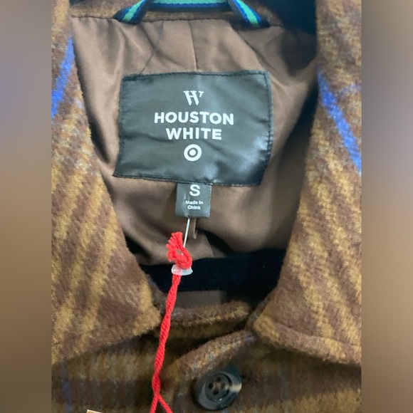 NEW Houston White Adult Unisex Button Up Winter Wool Pea Coat Jacket Size Small - Picture 8 of 11